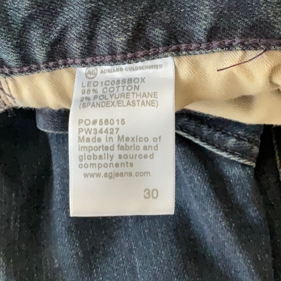 AG Kinsley, High Rise Pop Crop size 30, *used* - Picture 5 of 6